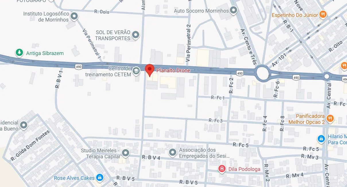 ONDE ENCONTRAR A<br />PLANALTO DRONE EM MORRINHOS